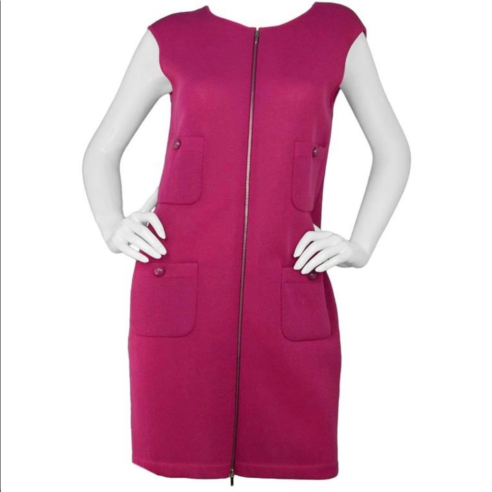 Chanel pink dress size 36